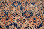 Vintage Handmade 6x9 Multicolor Persian Bahtiyari Distressed Area Rug