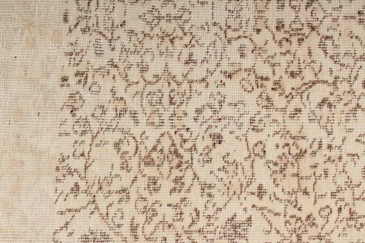 7x10 Beige and Brown Turkish Anatolian Rug