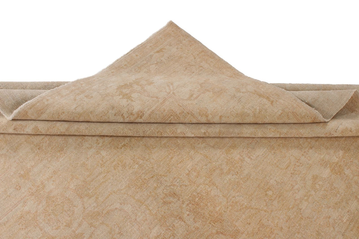 9x12 Beige Turkish Oushak Rug