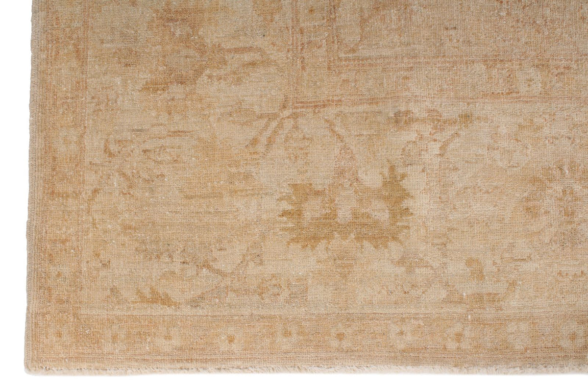 9x12 Beige Turkish Oushak Rug