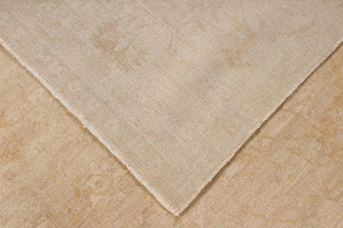 9x12 Beige Turkish Oushak Rug