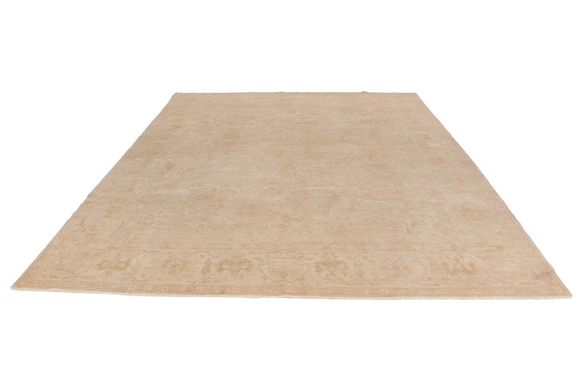 9x12 Beige Turkish Oushak Rug