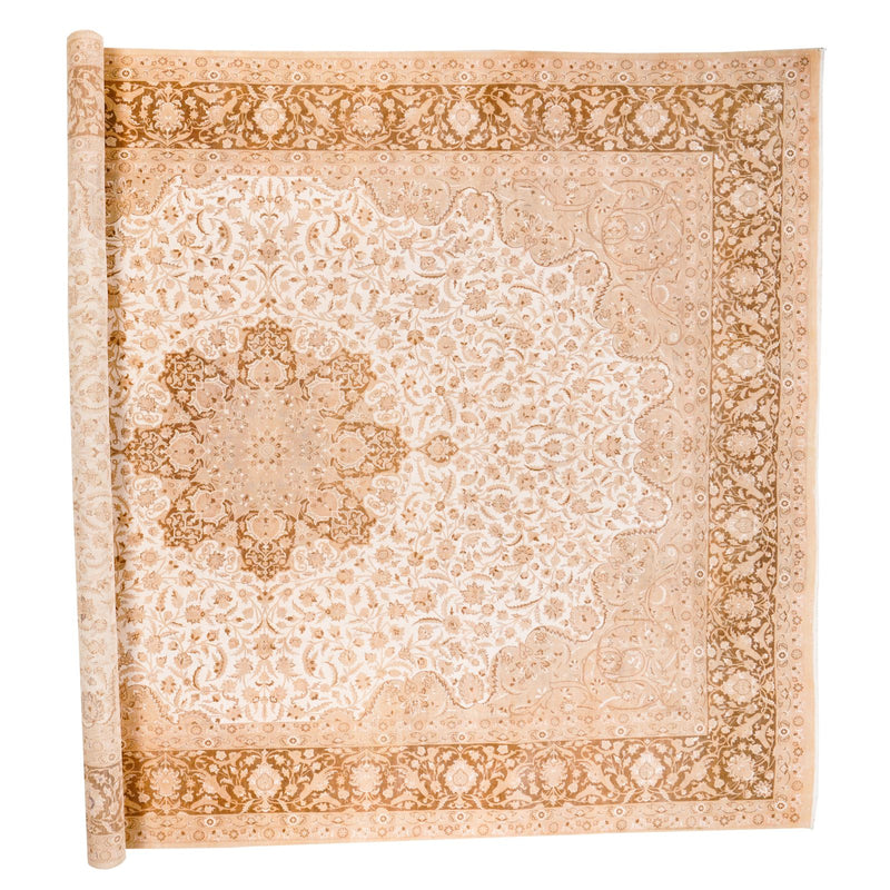 10x14 Beige and Brown Persian Rug