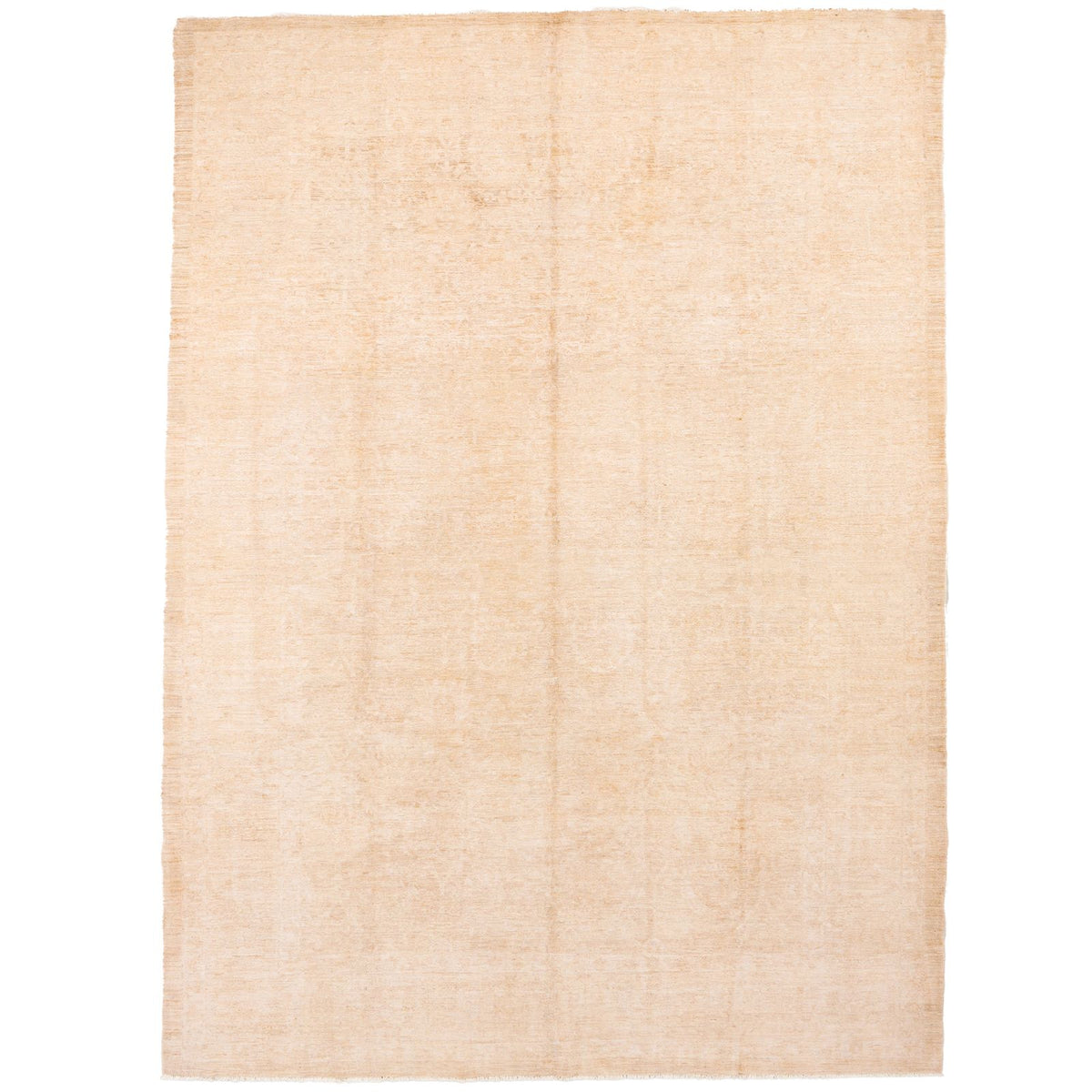 9x12 Beige Turkish Oushak Rug