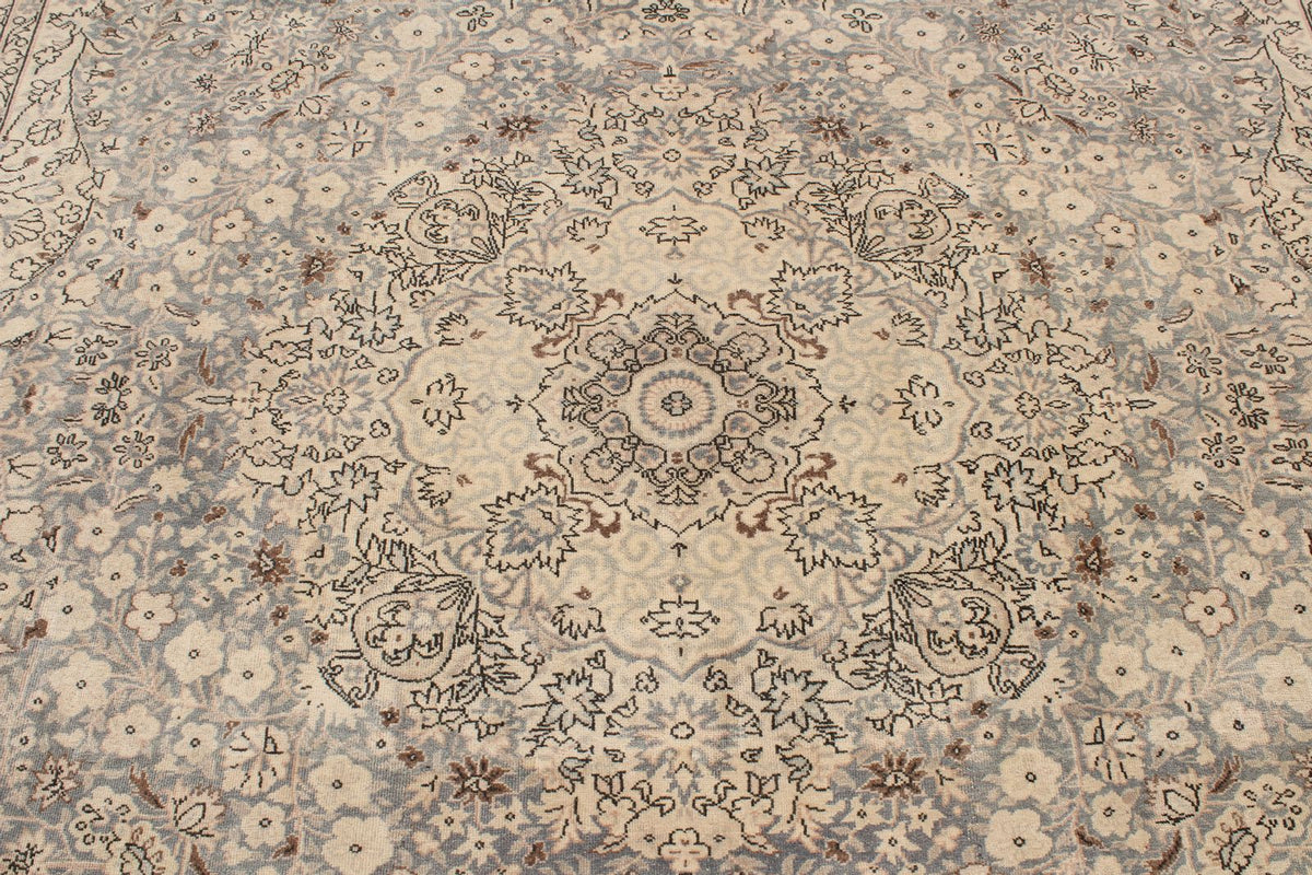 9x12 Brown and Beige Traditional Rug