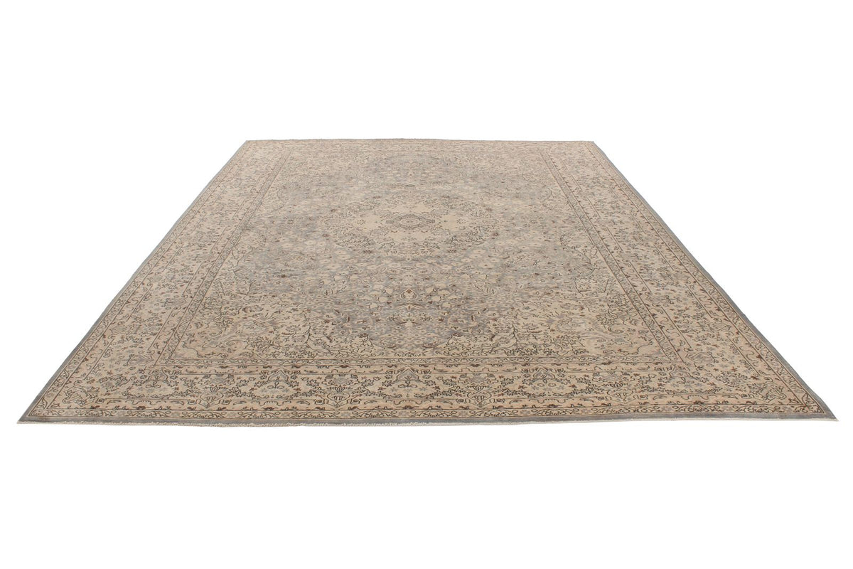 9x12 Brown and Beige Traditional Rug