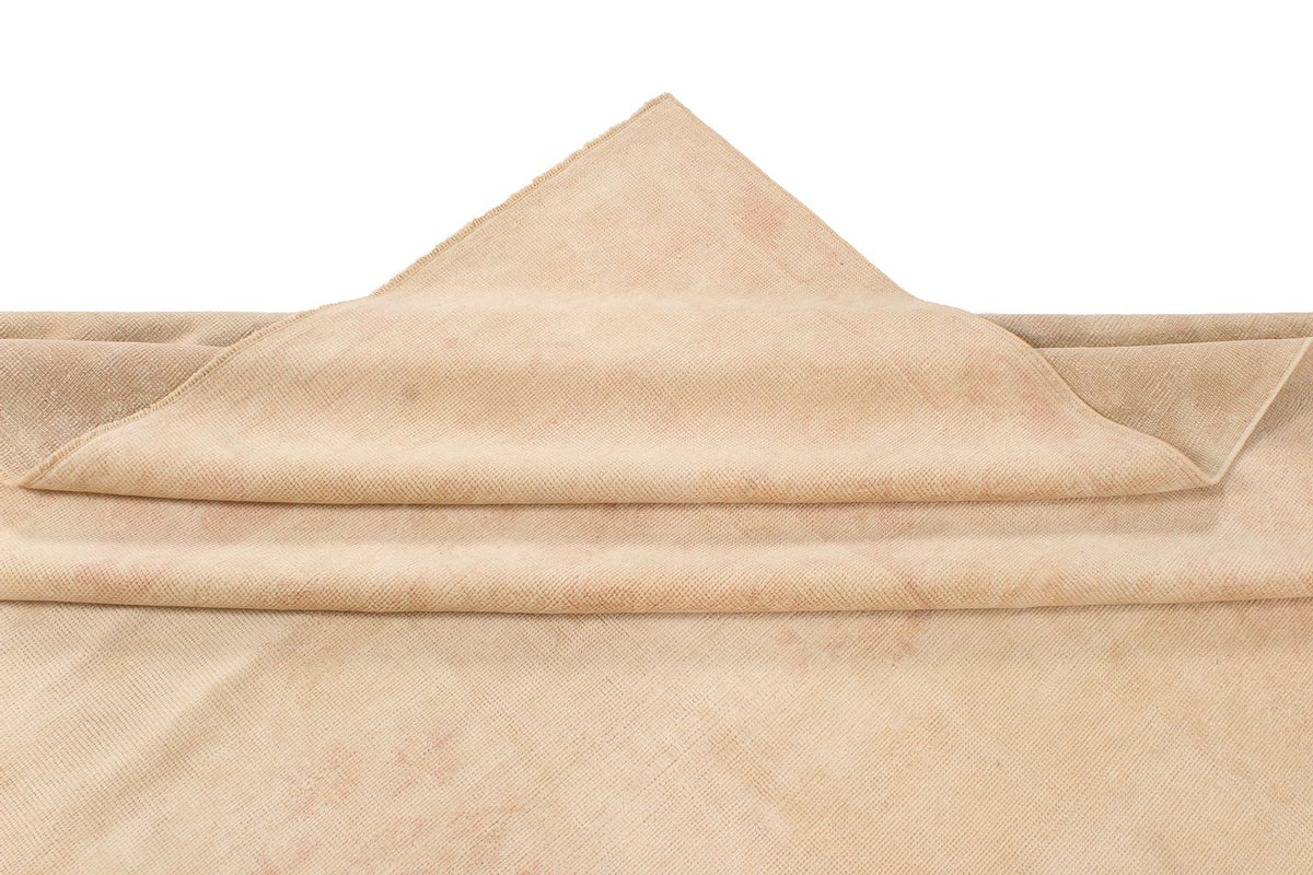 8x11 Beige and Rust Turkish Milas Rug