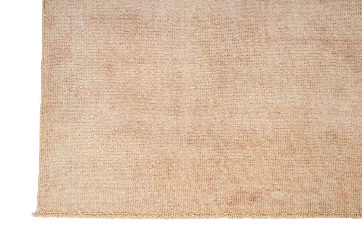 8x11 Beige and Rust Turkish Milas Rug
