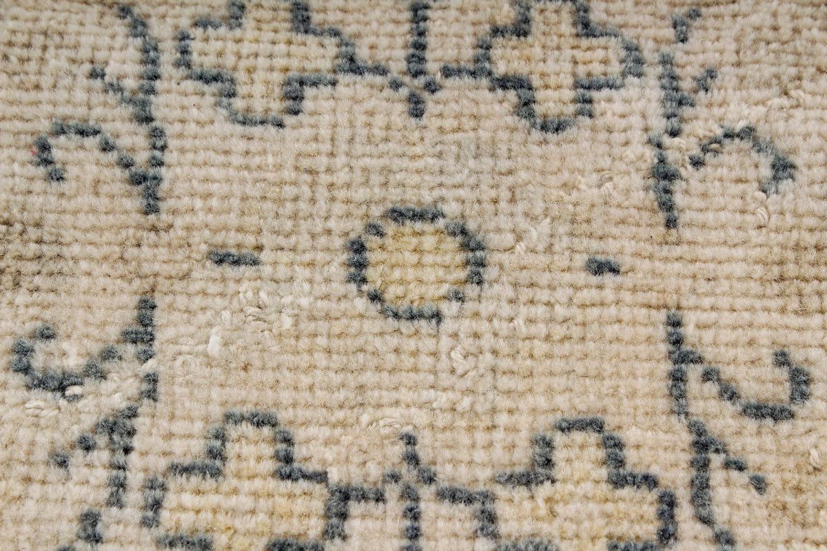 8x12 Beige and Blue Turkish Traditional Rug