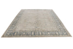 8x12 Beige and Blue Turkish Traditional Rug