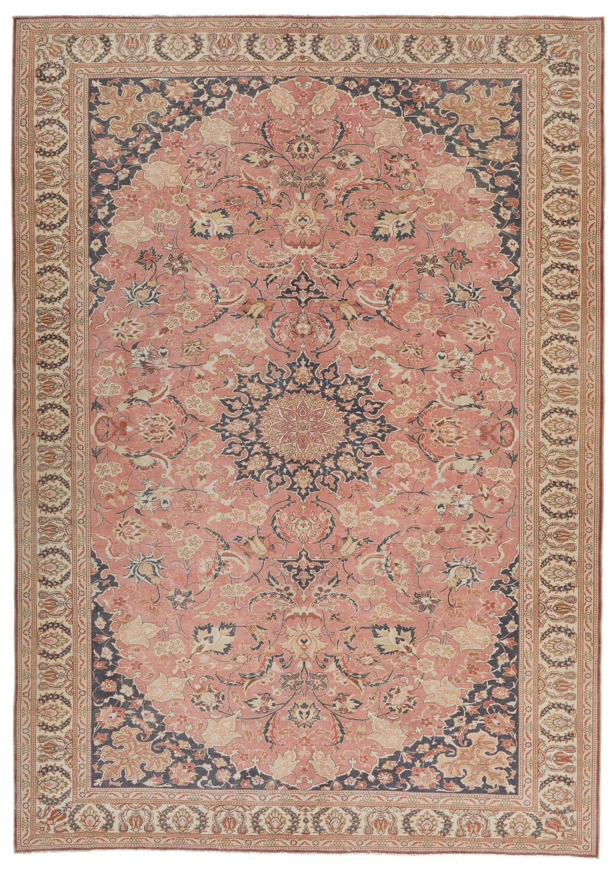 9x12 Rust and Brown Turkish Traditional Rug