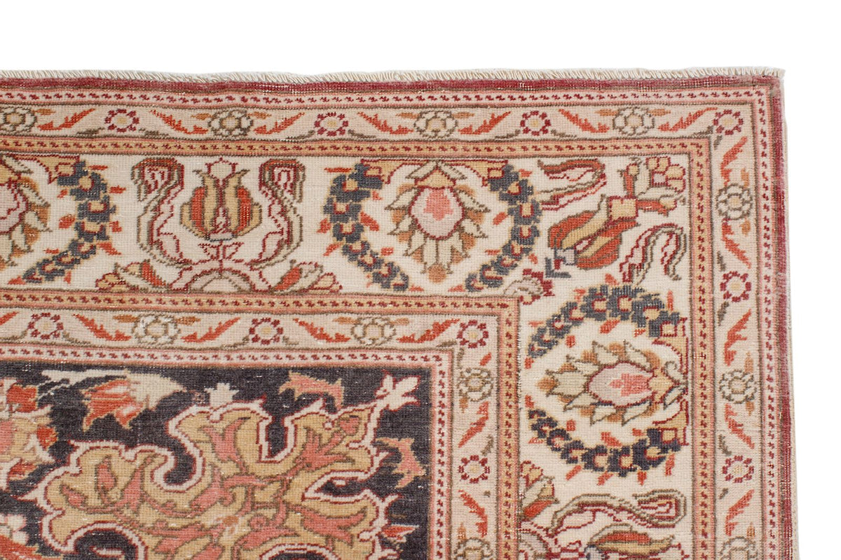 9x12 Rust and Brown Turkish Traditional Rug