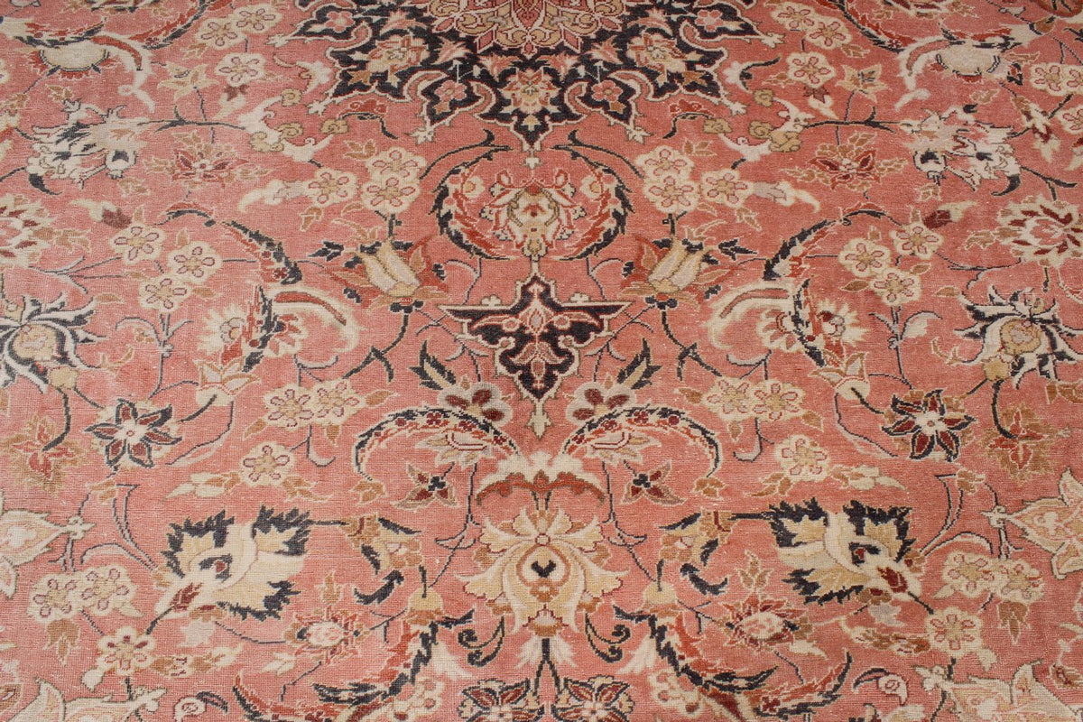 9x12 Rust and Brown Turkish Traditional Rug