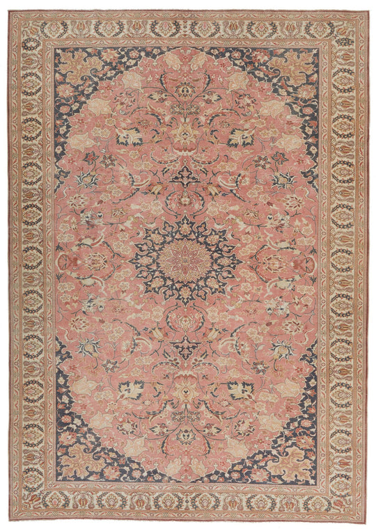 9x12 Rust and Brown Turkish Traditional Rug