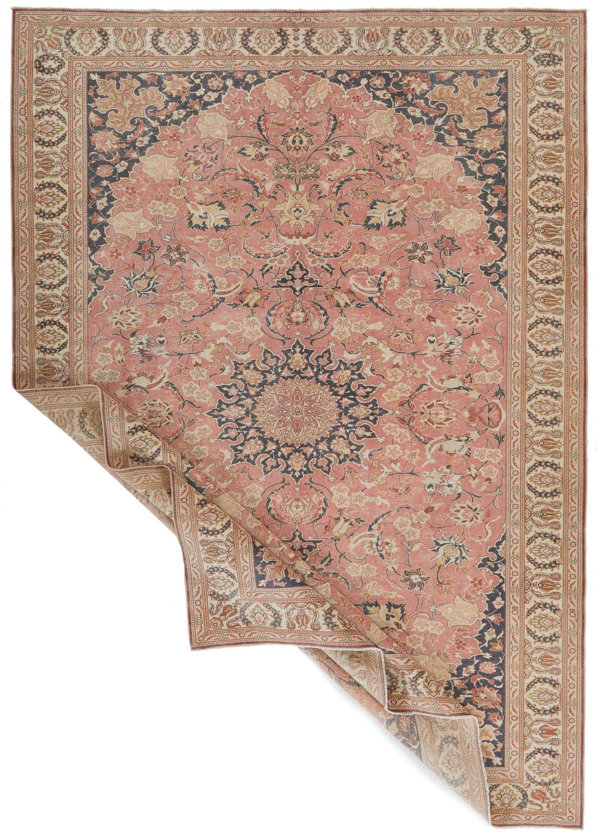 9x12 Rust and Brown Turkish Traditional Rug