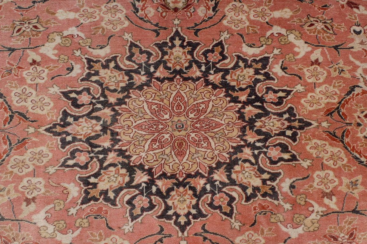 9x12 Rust and Brown Turkish Traditional Rug