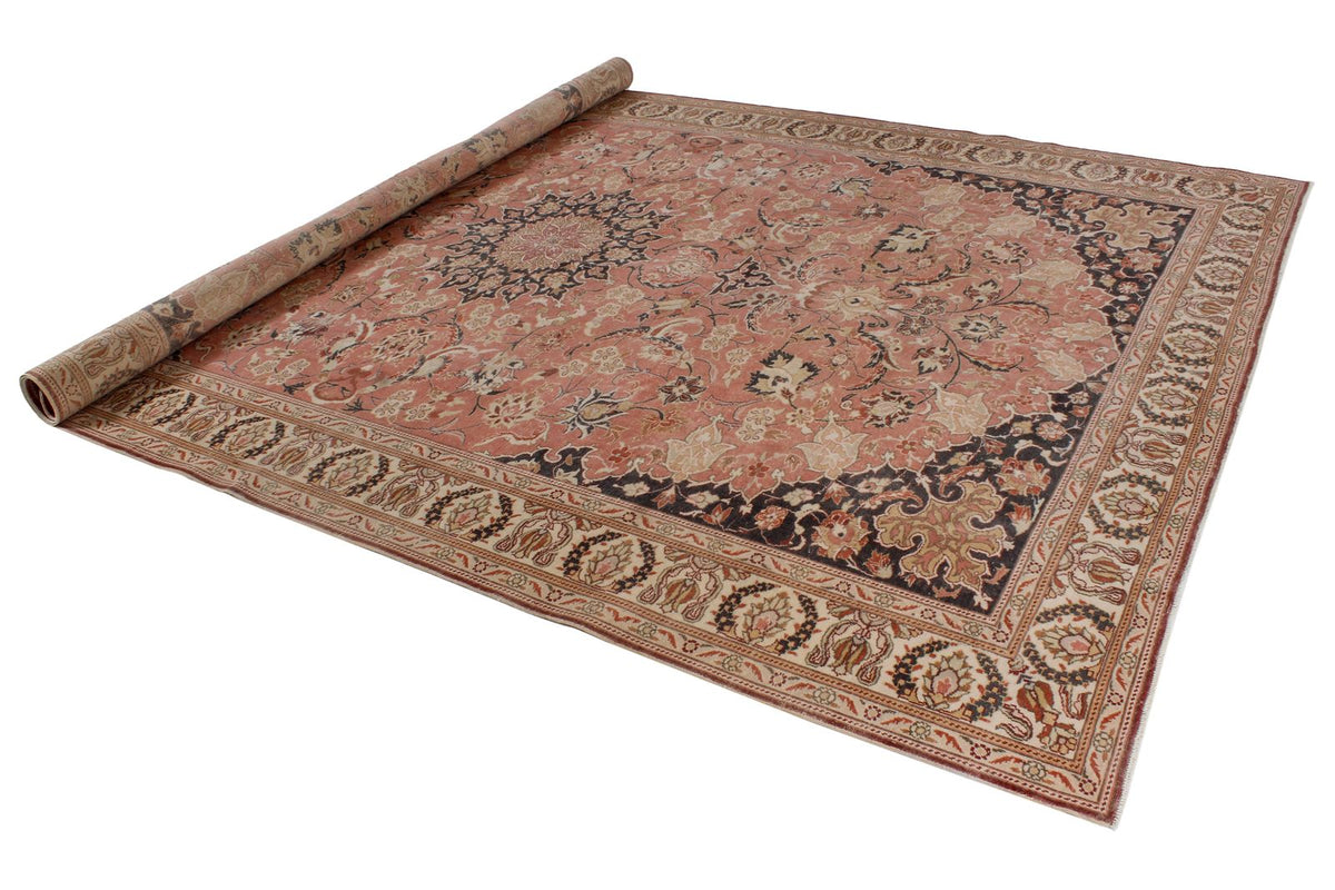 9x12 Rust and Brown Turkish Traditional Rug