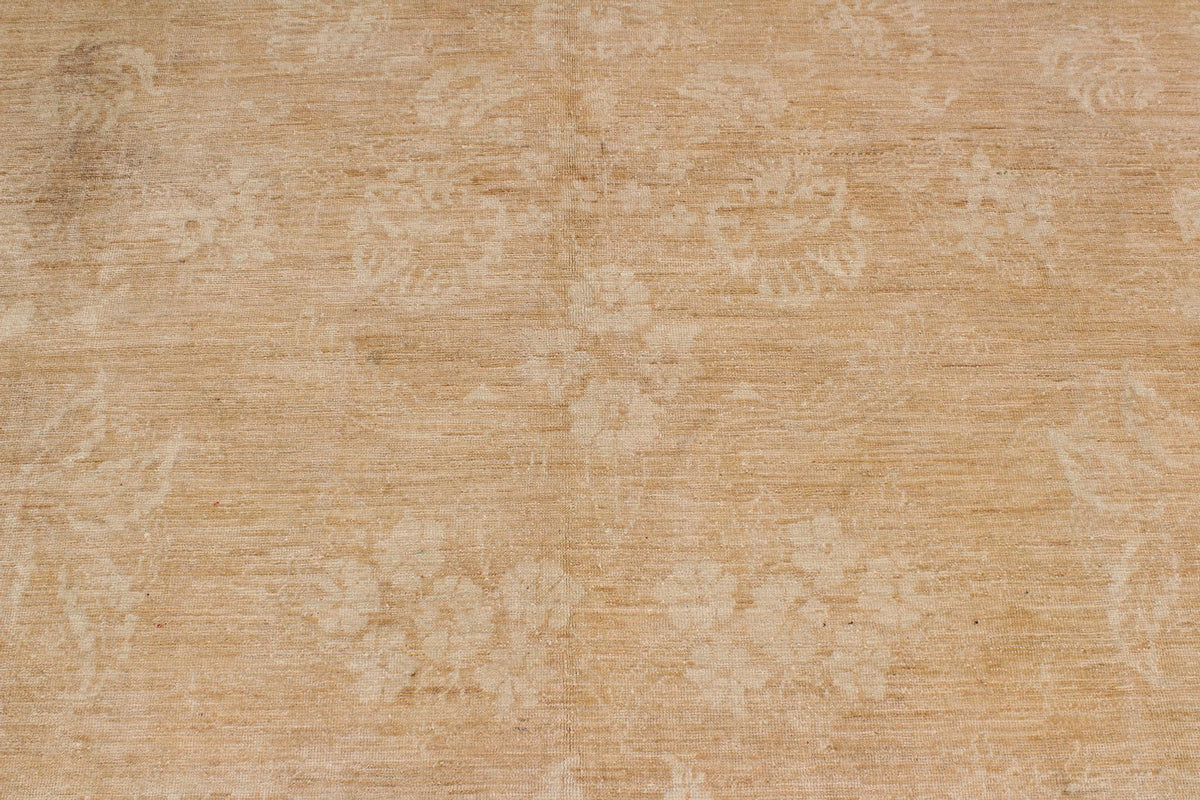 7x10 Beige Turkish Oushak Rug
