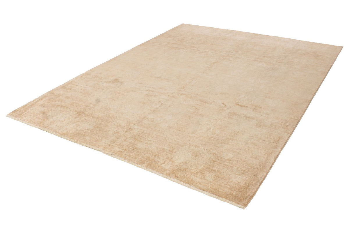 7x10 Beige Turkish Oushak Rug