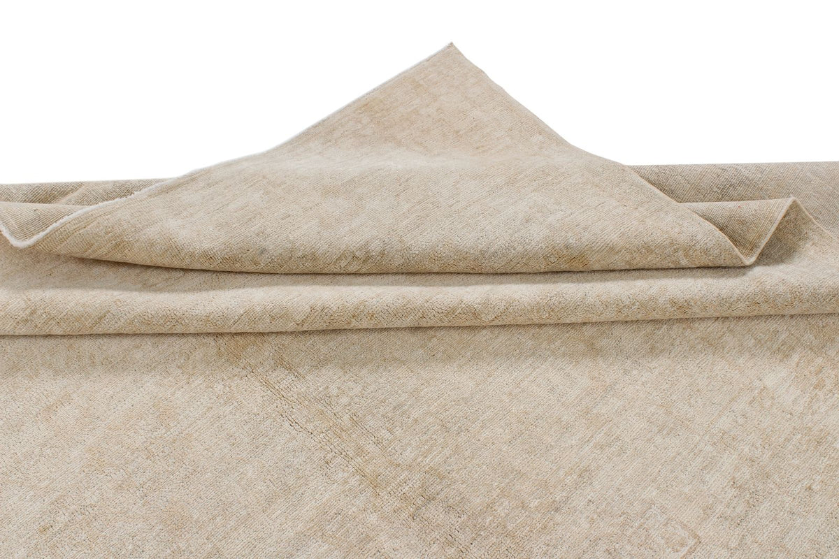 9x12 Beige Turkish Oushak Rug