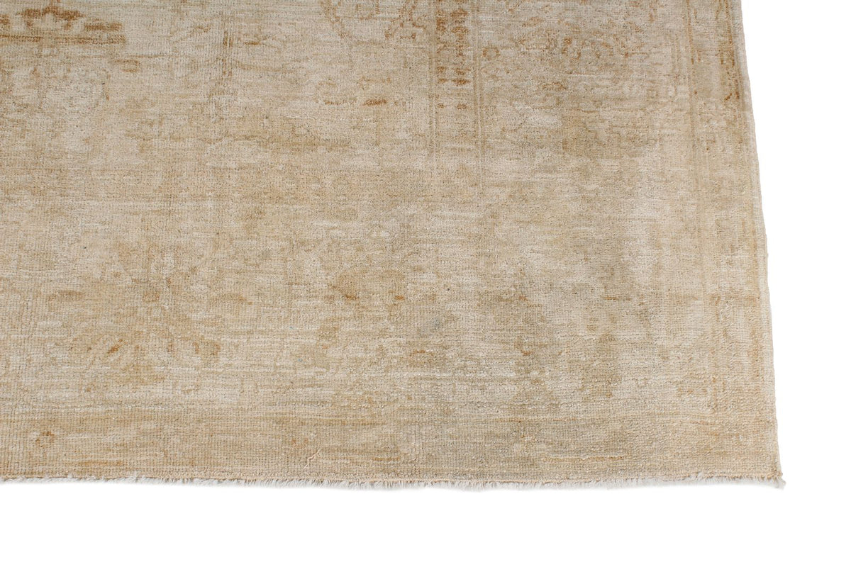 9x12 Beige Turkish Oushak Rug