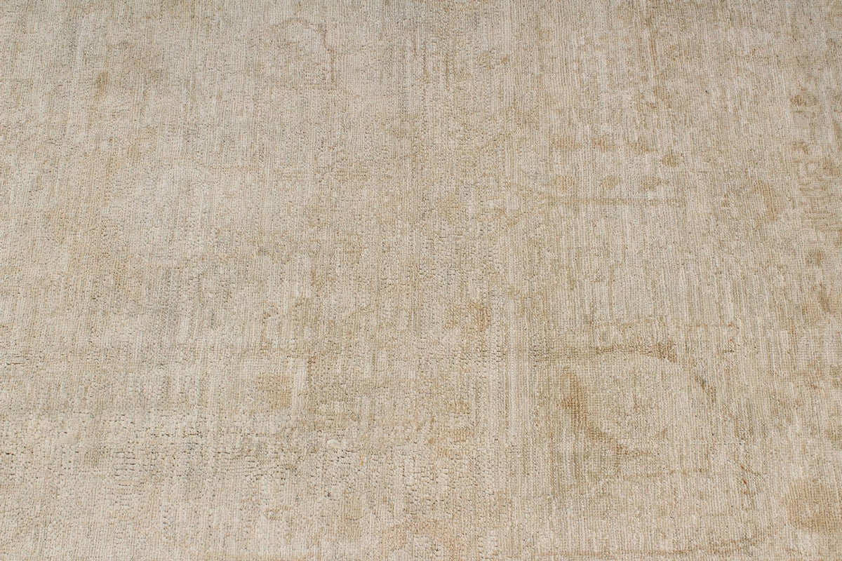 9x12 Beige Turkish Oushak Rug