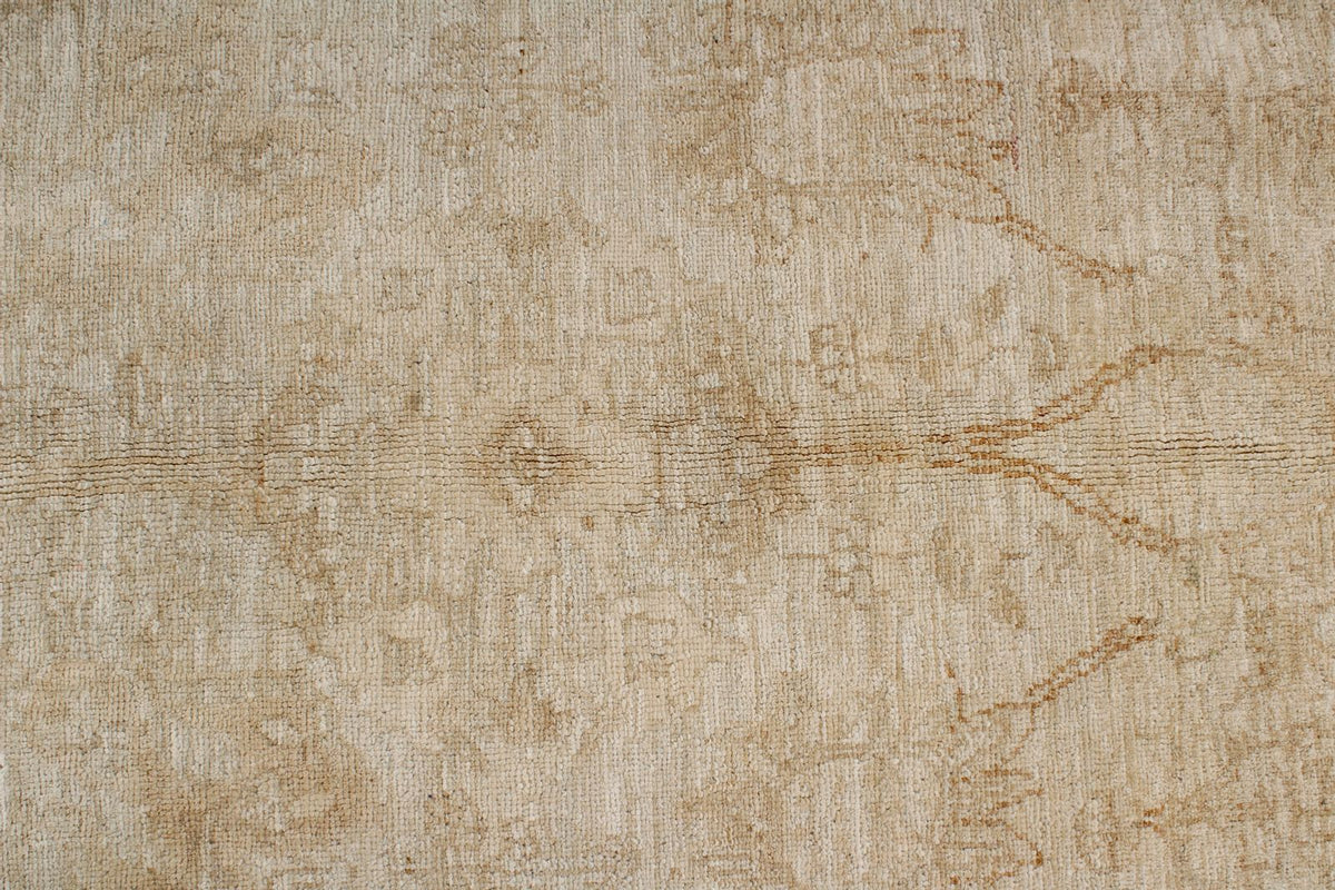 9x12 Beige Turkish Oushak Rug