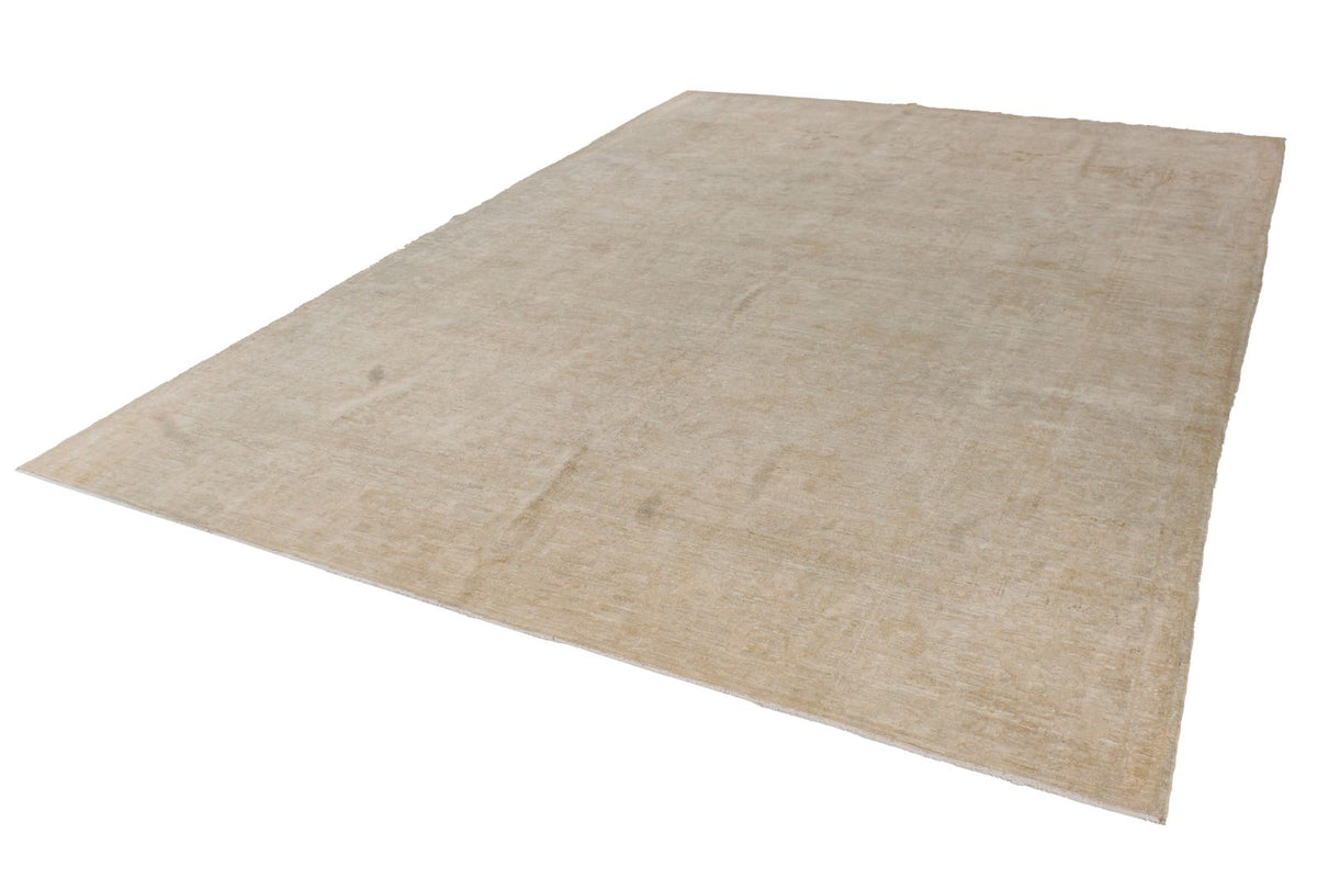 9x12 Beige Turkish Oushak Rug