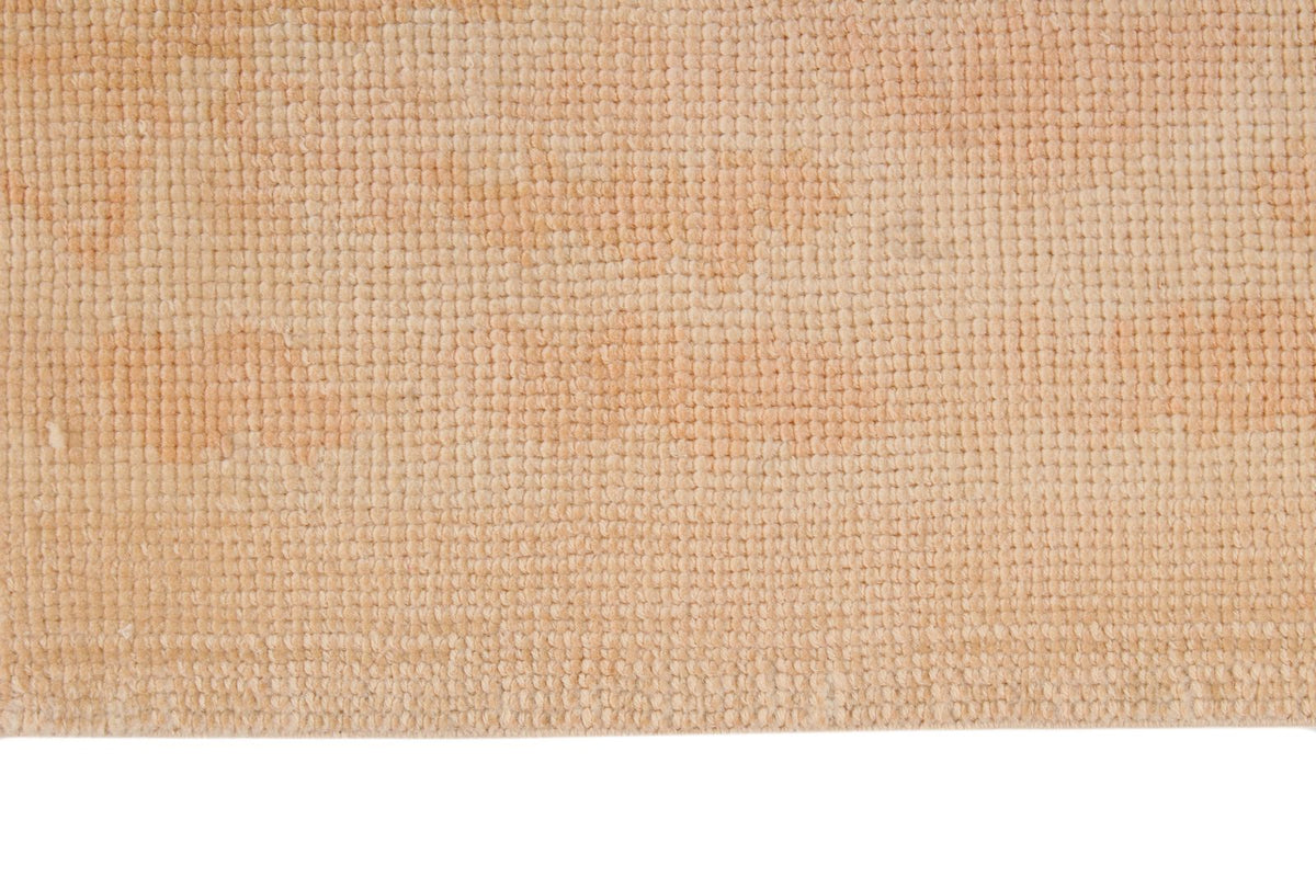 9x11 Beige and Rust Turkish Oushak Rug