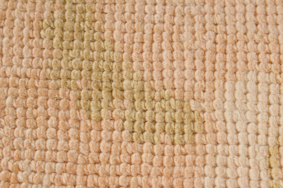 9x11 Beige and Rust Turkish Oushak Rug