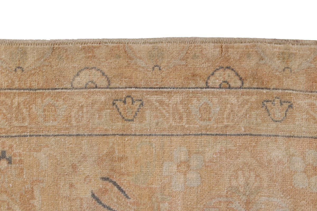 9x18 Beige and Rust Persian Traditional Runner