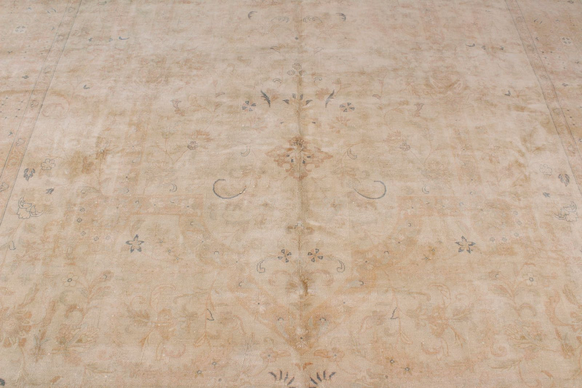 9x18 Beige and Rust Persian Traditional Runner