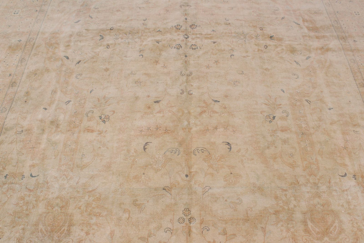 9x18 Beige and Rust Persian Traditional Runner