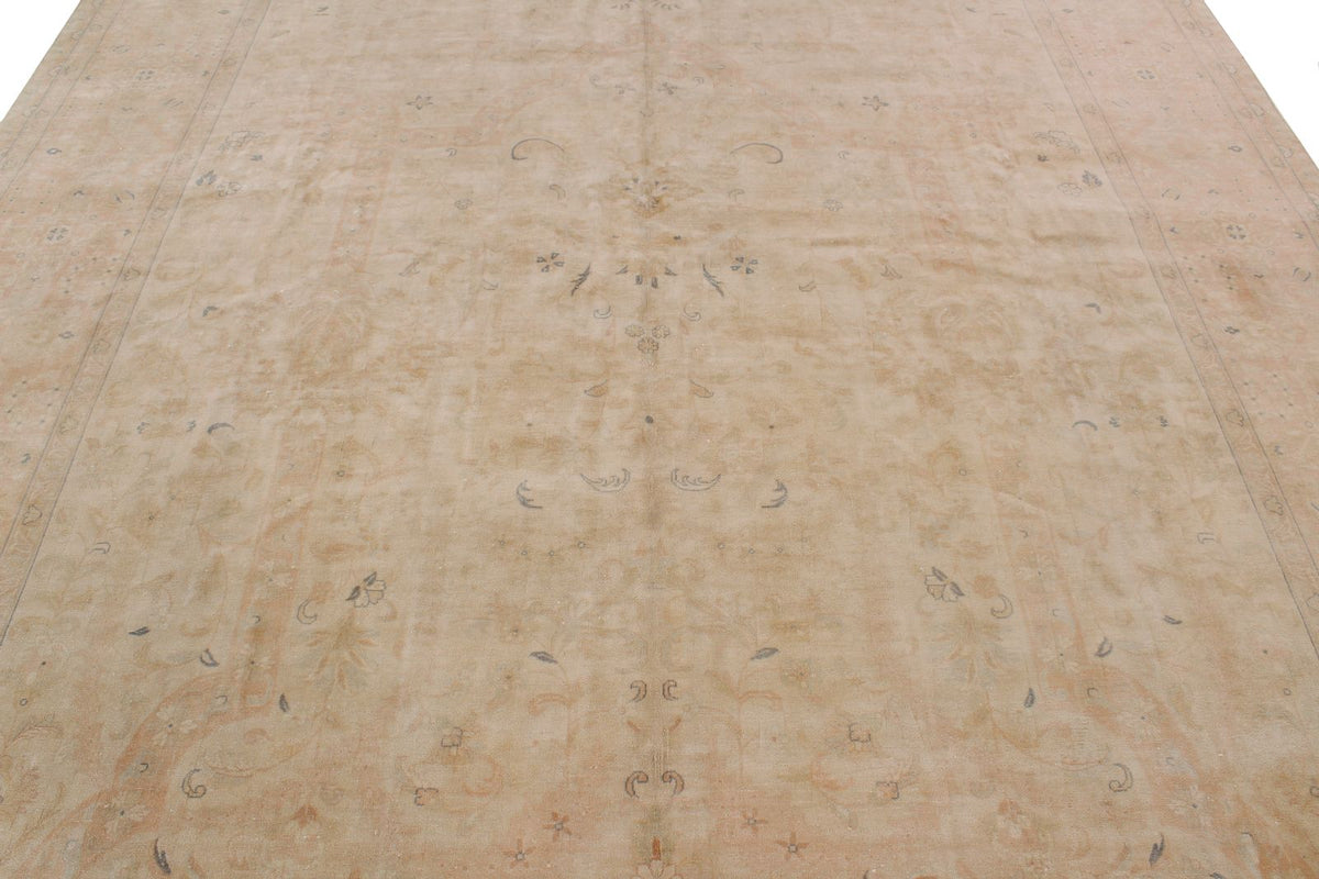 9x18 Beige and Rust Persian Traditional Runner