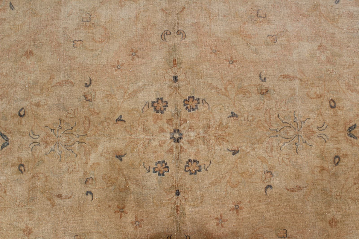 9x18 Beige and Rust Persian Traditional Runner