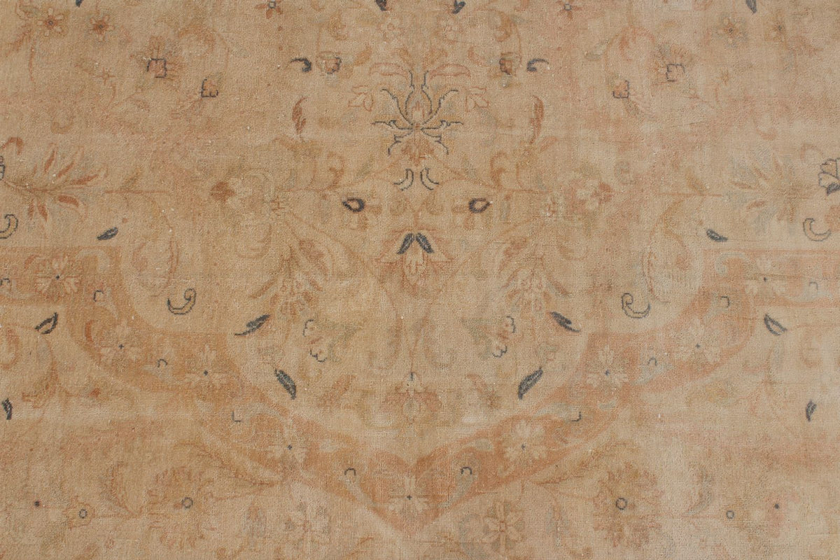 9x18 Beige and Rust Persian Traditional Runner
