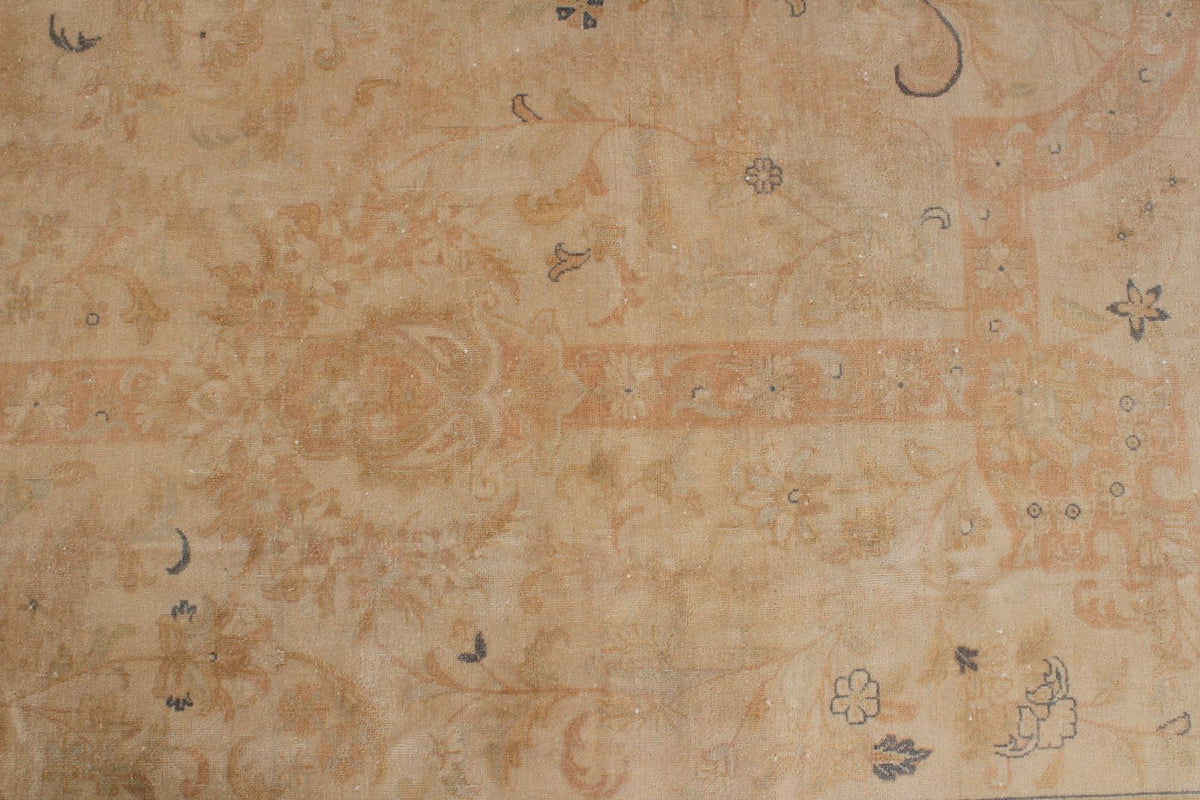 9x18 Beige and Rust Persian Traditional Runner