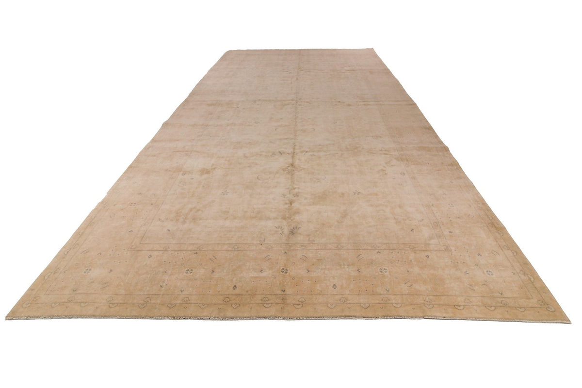 9x18 Beige and Rust Persian Traditional Runner