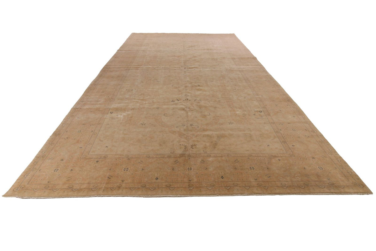 9x18 Beige and Rust Persian Traditional Runner