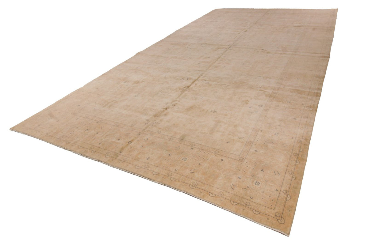 9x18 Beige and Rust Persian Traditional Runner