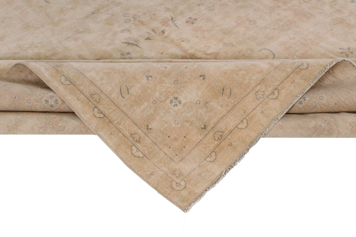 9x18 Beige and Rust Persian Traditional Runner