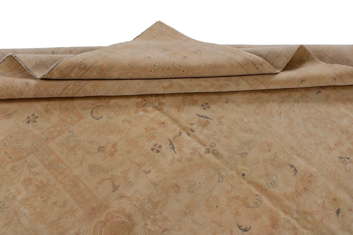9x18 Beige and Rust Persian Traditional Runner