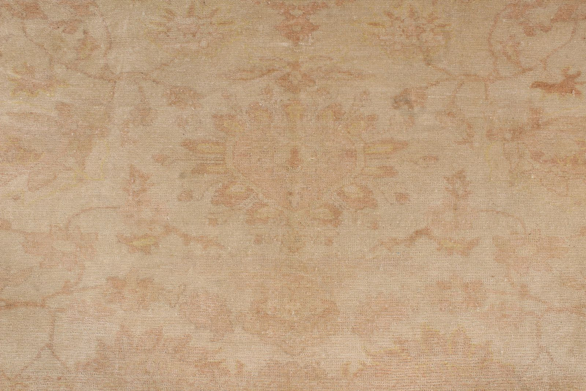 10x12 Beige and Rust Turkish Traditional Rug