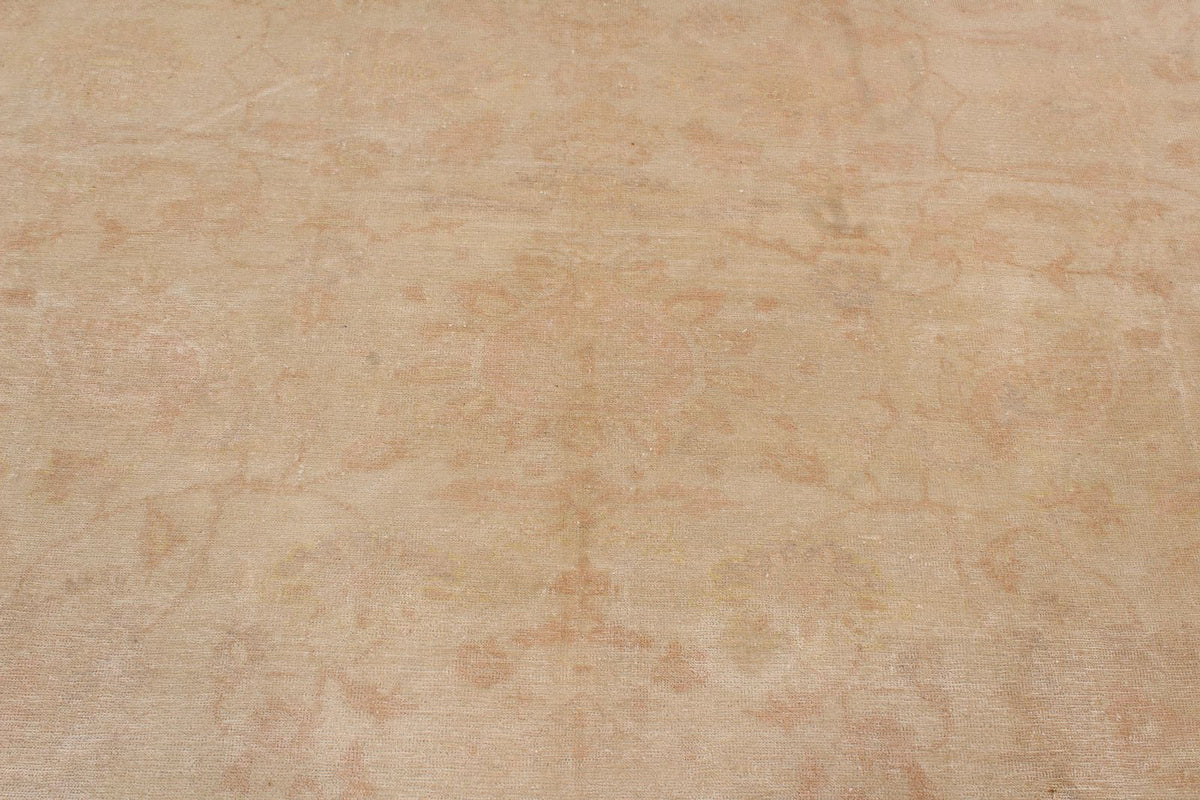 10x12 Beige and Rust Turkish Traditional Rug