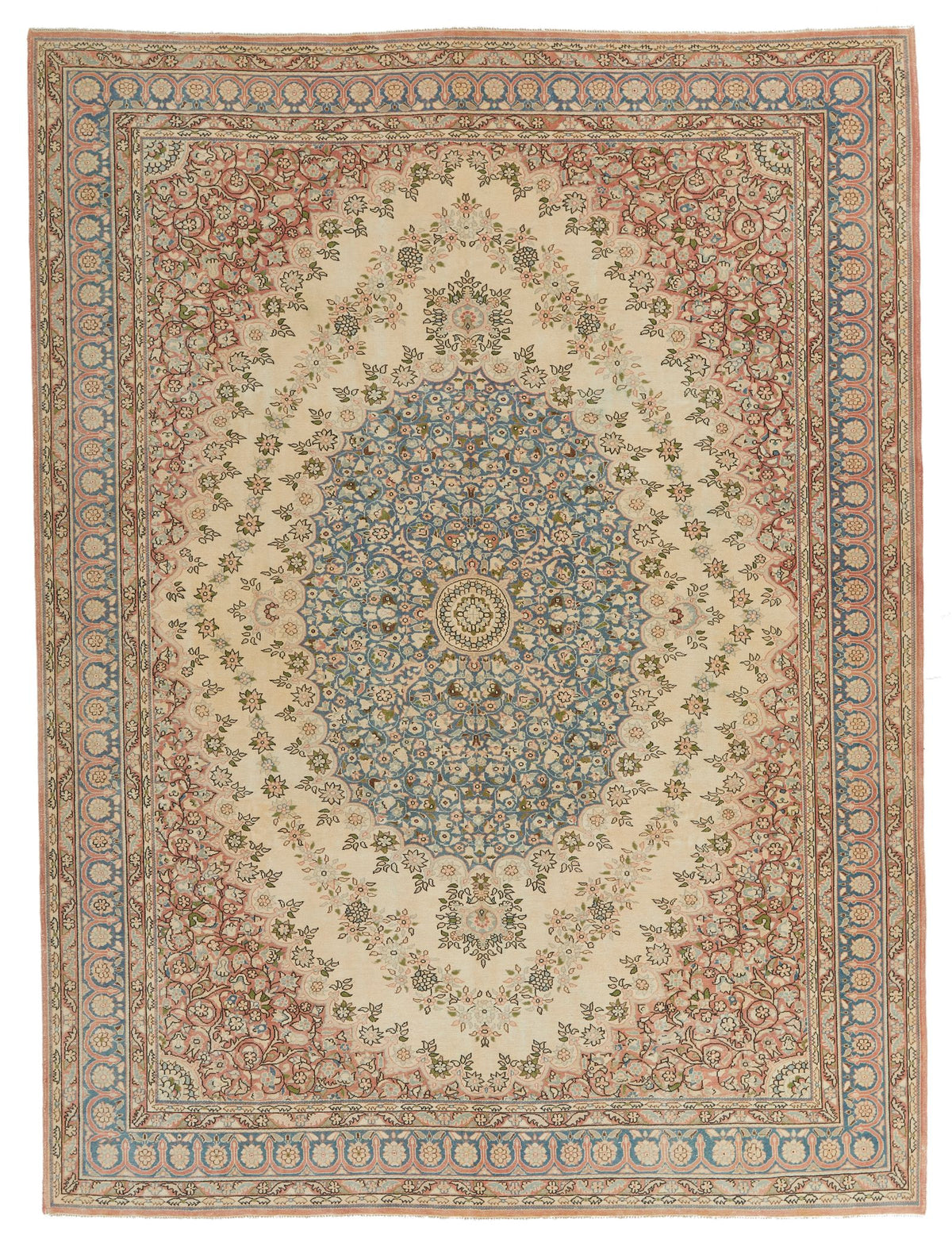 9x12 Multicolor Turkish Traditional Rug
