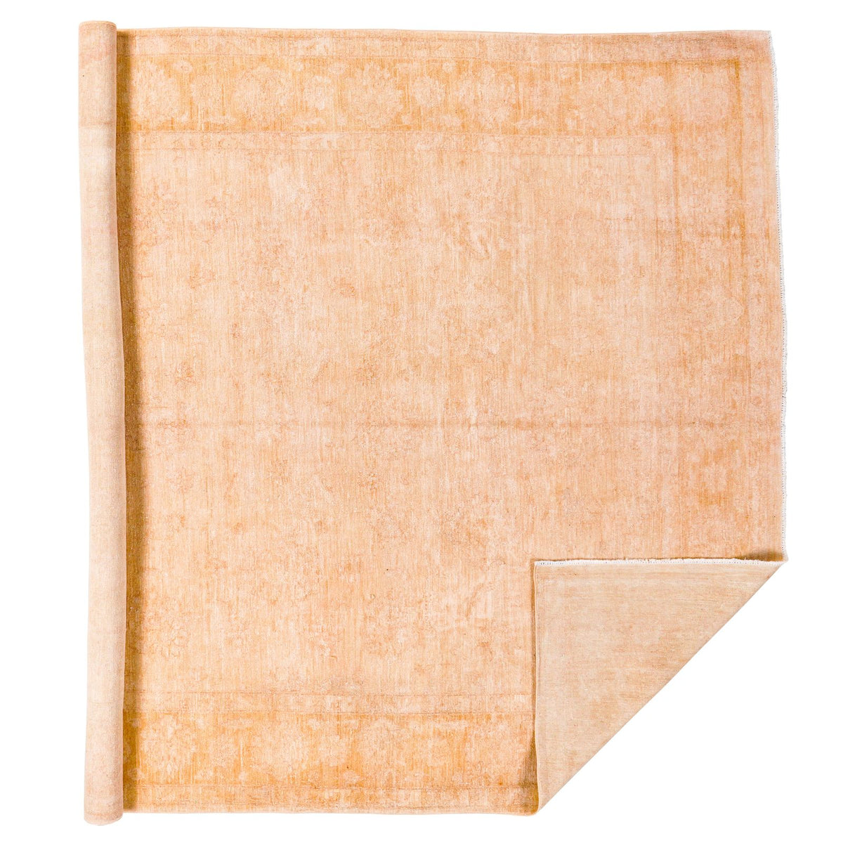9x12 Beige Turkish Oushak Rug