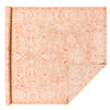 Vintage Handmade 6x9 Beige and Rust Anatolian Turkish Oushak Distressed Area Rug