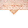Vintage Handmade 6x9 Beige and Rust Anatolian Turkish Oushak Distressed Area Rug