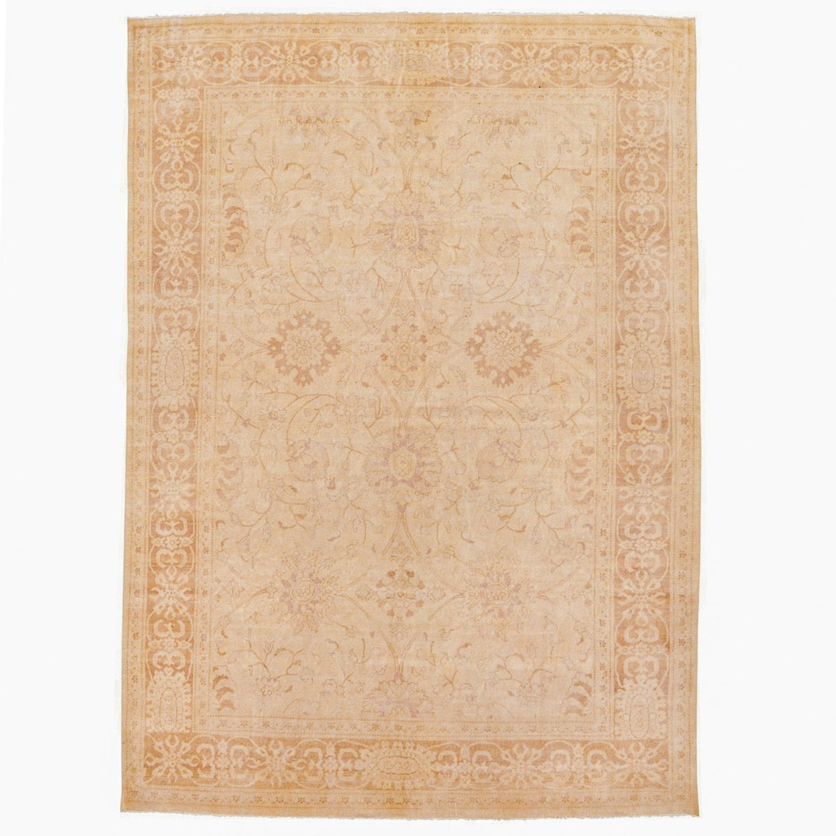 9x12 Beige Turkish Traditional Rug