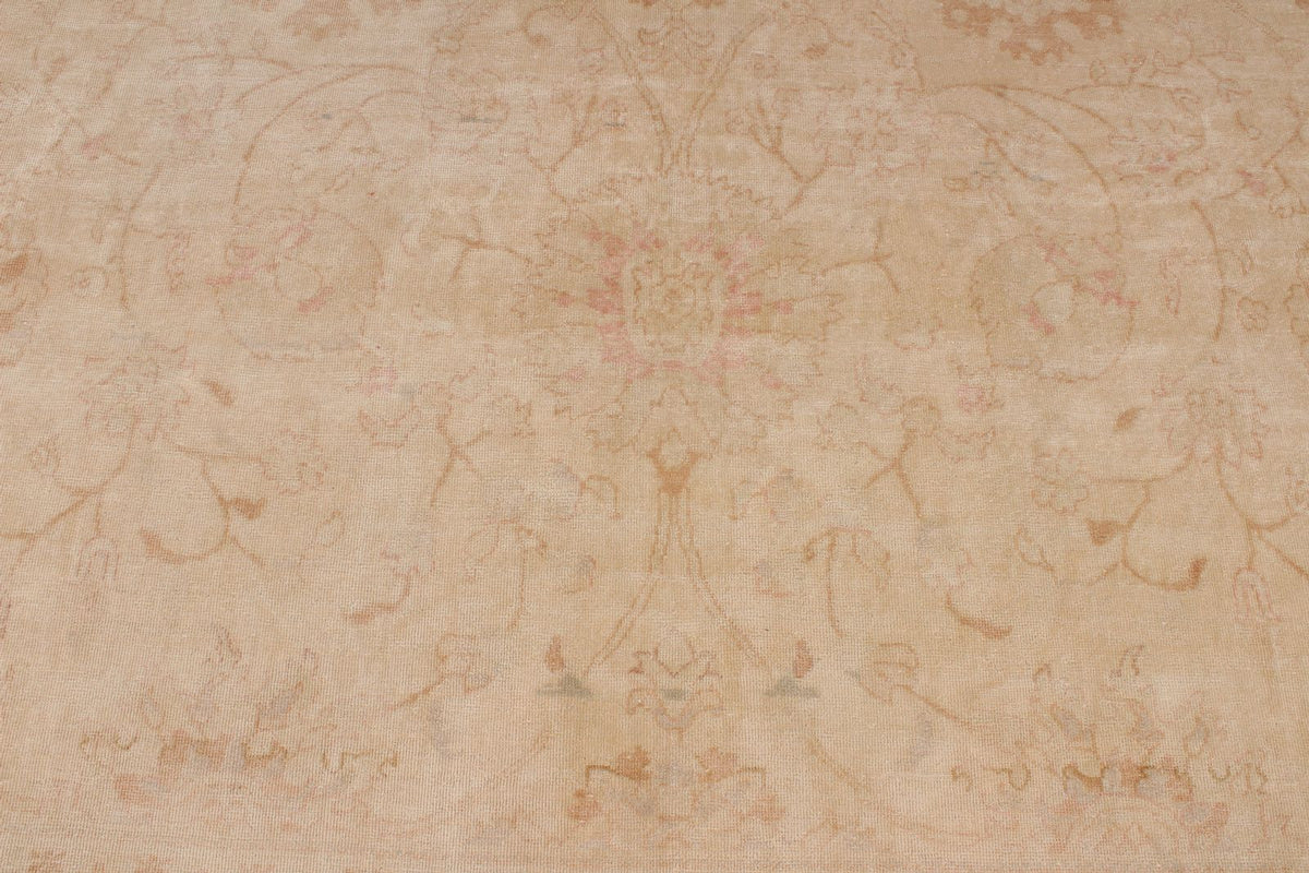 9x12 Beige Turkish Traditional Rug